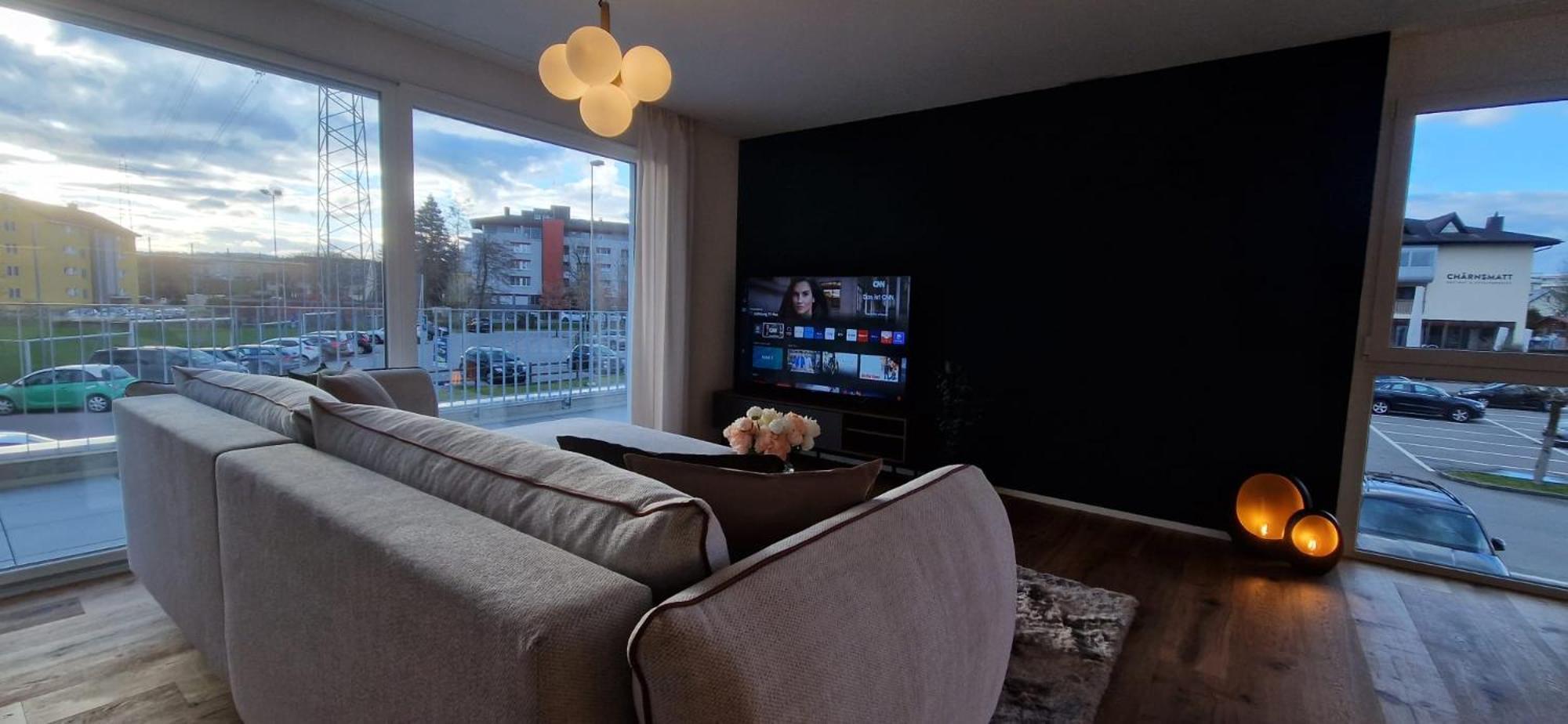 Visionary Hospitality Rothenburg, Lucerne - Premium Apartments With Free Parking, Washer, Kitchen, Terrace, 15' City Dış mekan fotoğraf