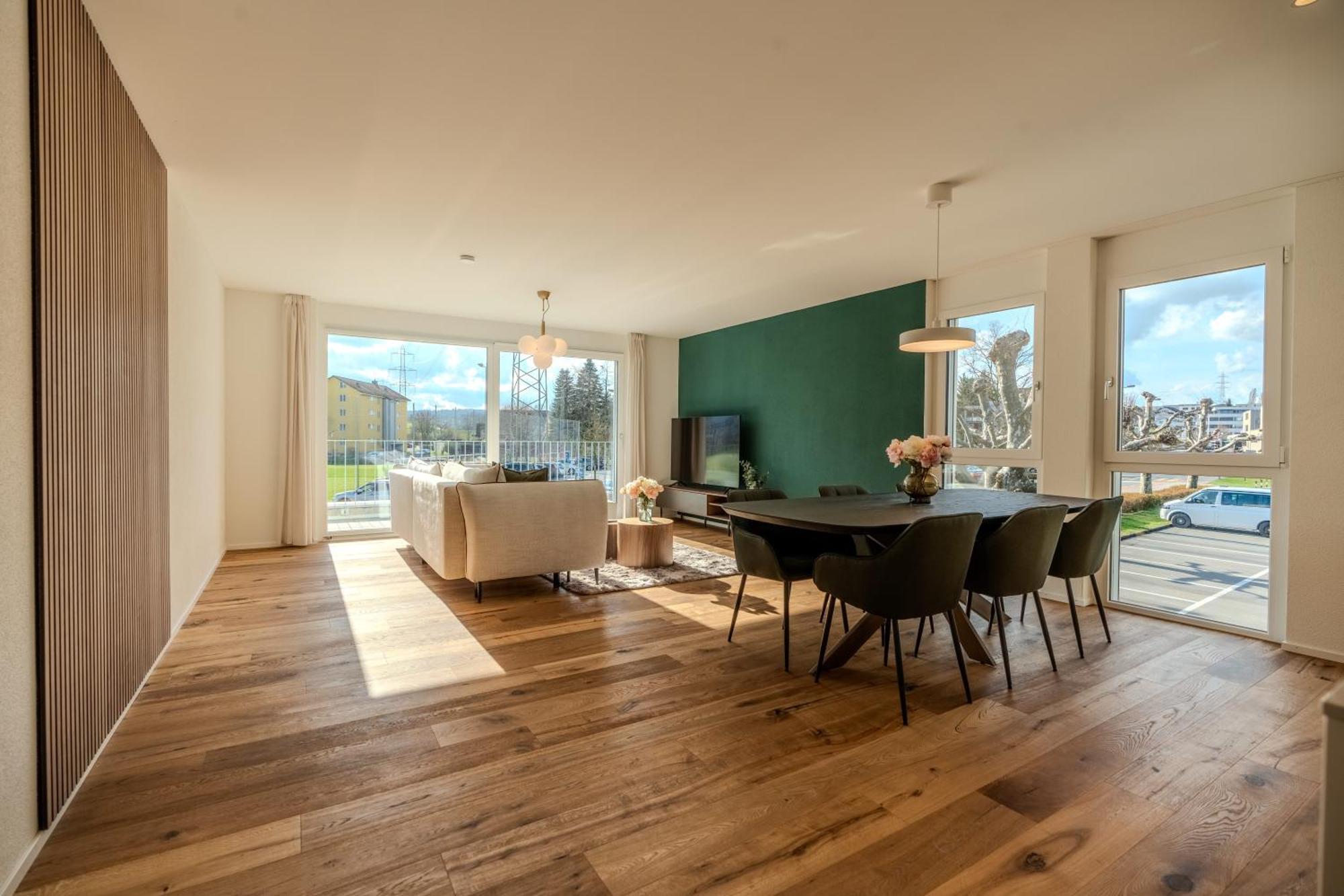Visionary Hospitality Rothenburg, Lucerne - Premium Apartments With Free Parking, Washer, Kitchen, Terrace, 15' City Dış mekan fotoğraf