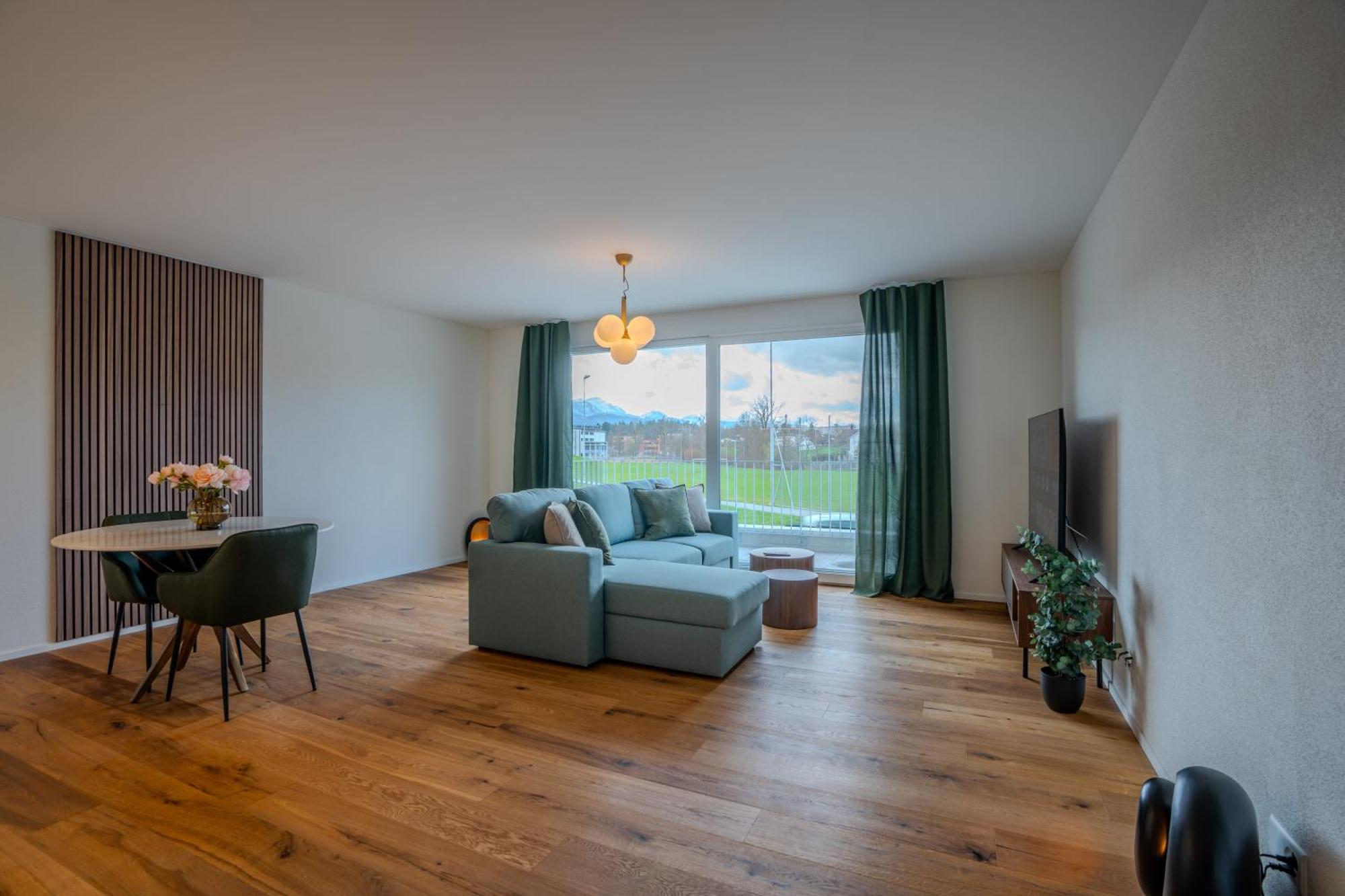 Visionary Hospitality Rothenburg, Lucerne - Premium Apartments With Free Parking, Washer, Kitchen, Terrace, 15' City Dış mekan fotoğraf
